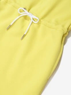 Boss Girls Hooded Sweater Dress In Yellow -Monna Clothing Shop BOSS4060 LIME 4