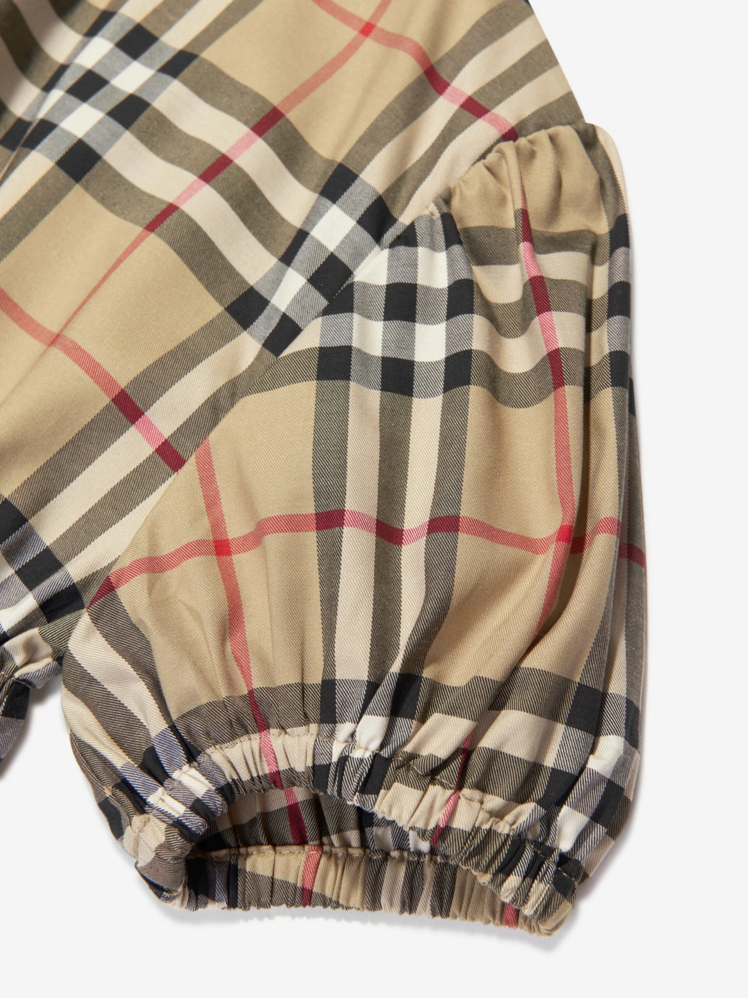 Girls Shelley Dress In Archive Beige Check 6 Girls Shelley Dress In Archive Beige Check - Image 4