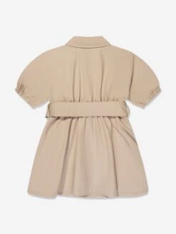 Girls Regina Dress In Soft Fawn 10 Girls Regina Dress In Soft Fawn -Monna Clothing Shop BURA3033 A7405 2