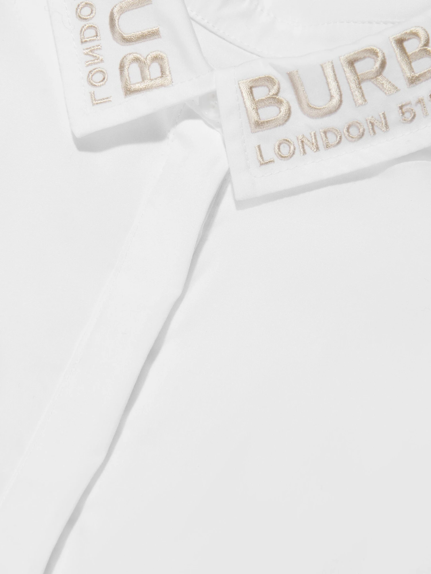 Girls Lyria Shirt Dress In White 5 Girls Lyria Shirt Dress In White - Image 3