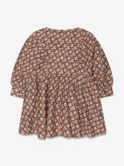 Girls Elita Dress In Beige -Monna Clothing Shop BURA3038 B6101 2