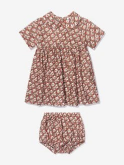 Baby Girls Geraldine Dress In Beige
