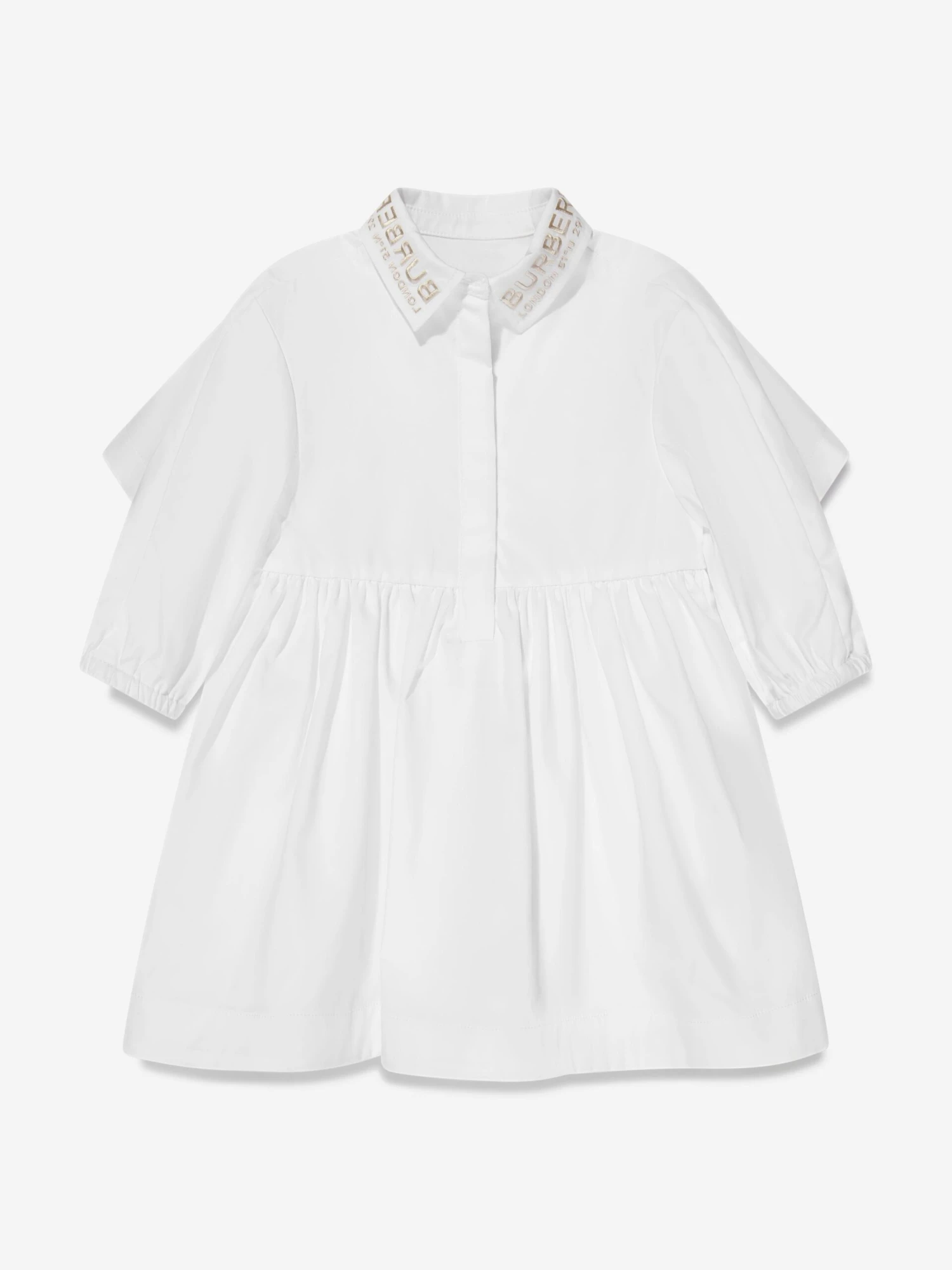 Baby Girls Mini Lyria Dress In White 3 Baby Girls Mini Lyria Dress In White