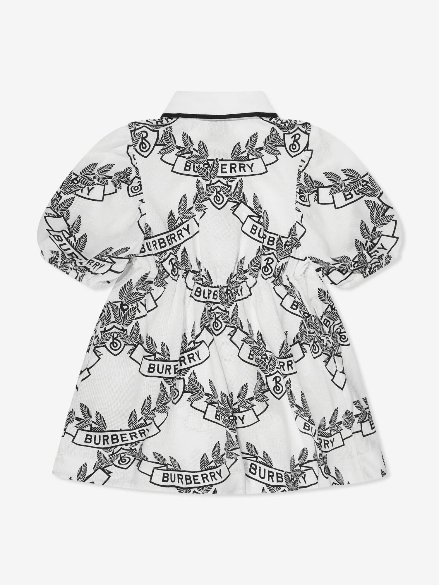 Girls Alesea Crest Dress In White 4 Girls Alesea Crest Dress In White - Image 2