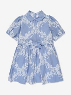 Girls Mariele Crest Dress In Blue