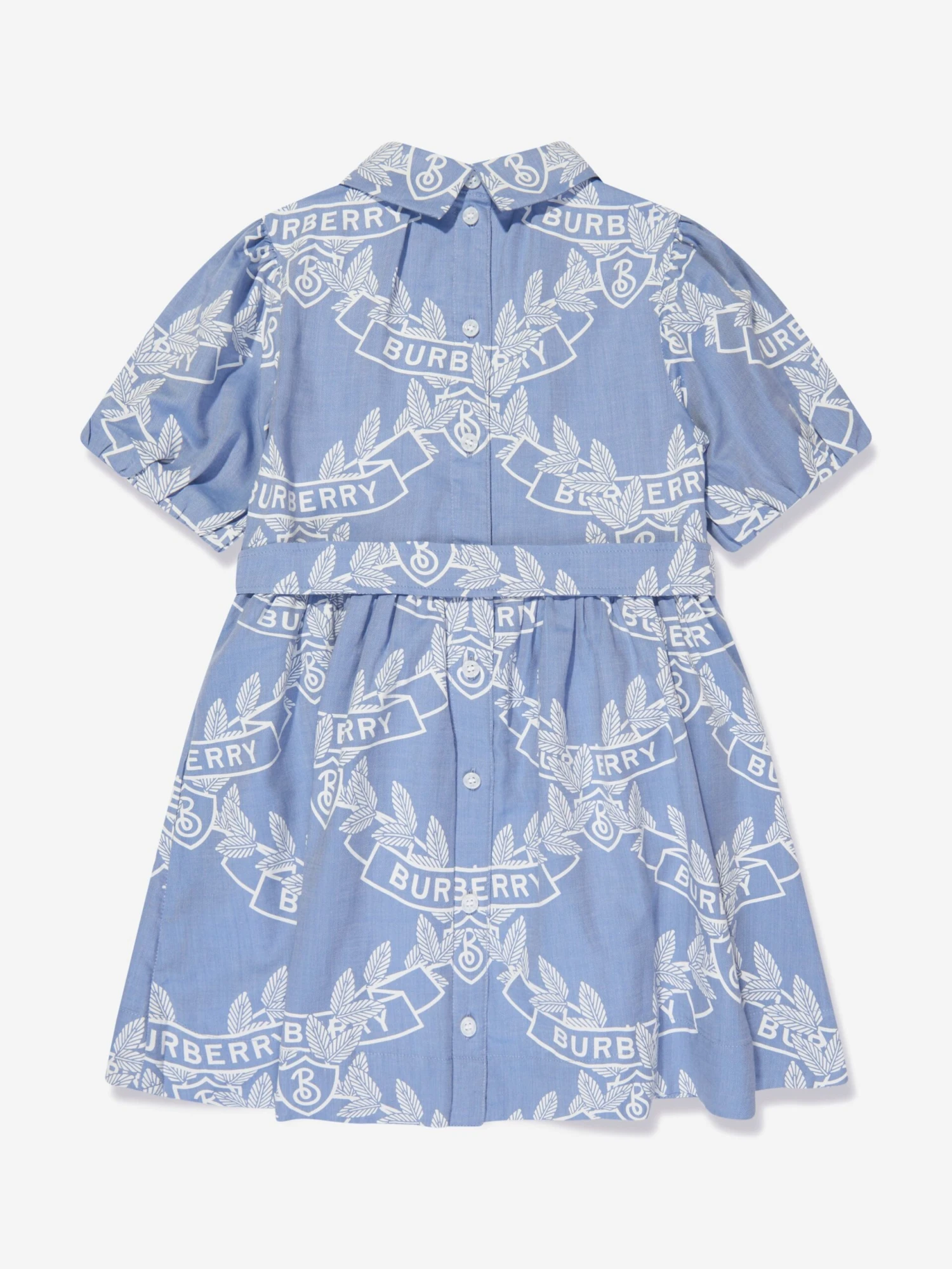 Girls Mariele Crest Dress In Blue 5 Girls Mariele Crest Dress In Blue - Image 3