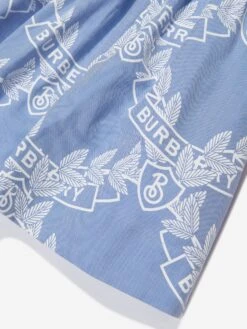 Girls Mariele Crest Dress In Blue 11 Girls Mariele Crest Dress In Blue -Monna Clothing Shop BURA3131 A1141 4