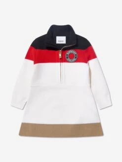 Baby Girls Long Sleeve Baile Icon Dress In Ivory