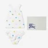Baby Girls EKD Bethan Dress With Knickers In White -Monna Clothing Shop BURS4036 WHITE 0