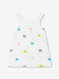 Baby Girls EKD Bethan Dress With Knickers In White -Monna Clothing Shop BURS4036 WHITE 3