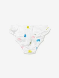 Baby Girls EKD Bethan Dress With Knickers In White -Monna Clothing Shop BURS4036 WHITE 4