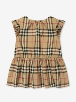 Baby Girls Archive Beige Leana Dress With Knickers In Beige 8 Baby Girls Archive Beige Leana Dress With Knickers In Beige -Monna Clothing Shop BURS4037 BEIGE 3