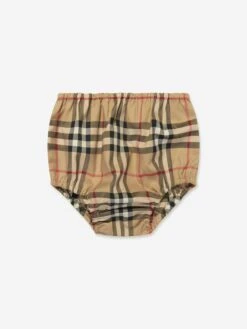 Baby Girls Archive Beige Leana Dress With Knickers In Beige 9 Baby Girls Archive Beige Leana Dress With Knickers In Beige -Monna Clothing Shop BURS4037 BEIGE 4