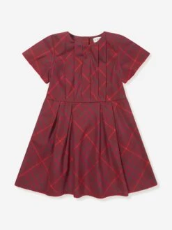 Baby Girls Check Gia Dress In Red