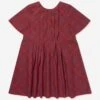 Girls Check Gia Dress In Red