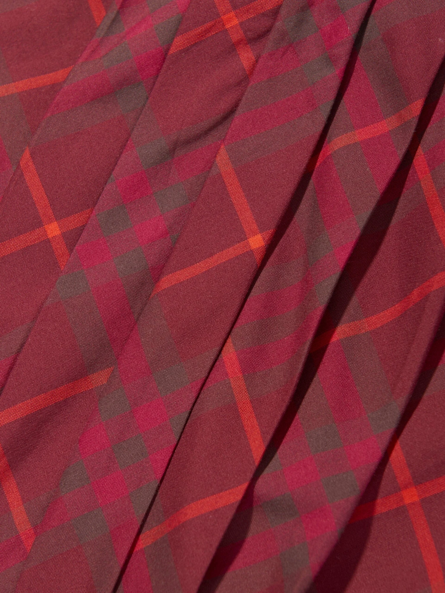 Girls Check Gia Dress In Red 6 Girls Check Gia Dress In Red - Image 4