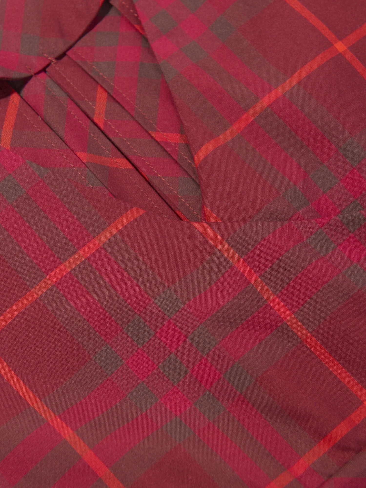 Girls Check Gia Dress In Red 7 Girls Check Gia Dress In Red - Image 5