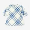 Baby Girls Check Mini Trevelle Dress In White -Monna Clothing Shop BURS4174 WHITE 1