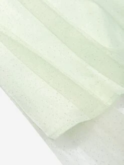 Calvin Klein Jeans Girls Shimmer Layered Dress In Green -Monna Clothing Shop CALS4027 AMBROSIA 4