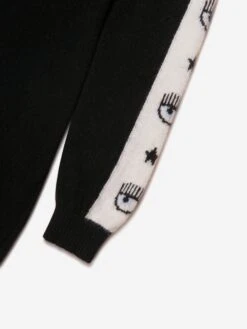 Chiara Ferragni Girls Logomania Knitted Dress 8 Chiara Ferragni Girls Logomania Knitted Dress -Monna Clothing Shop CHIARAFERRAGNI C71240 3