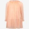Chloé Chloe Girls Light Pink Silk Dress -Monna Clothing Shop CHLA0034 RD003 1
