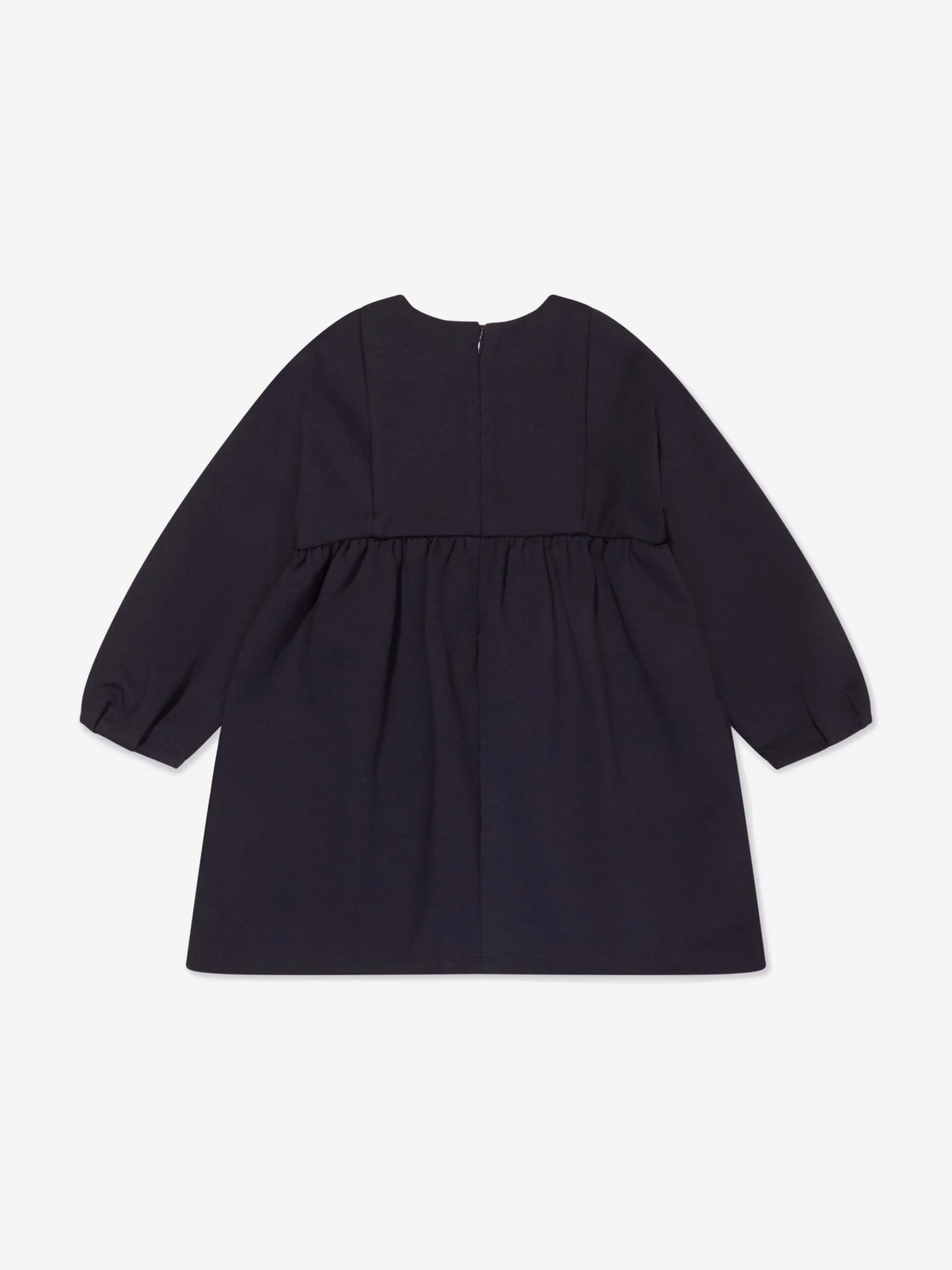 Chloé Girls Embroidered Milano Dress In Navy 4 Chloé Girls Embroidered Milano Dress In Navy - Image 2