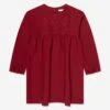 Chloé Girls Embroidered Milano Dress In Red -Monna Clothing Shop CHLA3034 96D 1