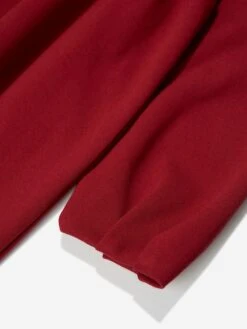 Chloé Girls Embroidered Milano Dress In Red -Monna Clothing Shop CHLA3034 96D 4