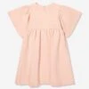 Chloé Girls Flower Dress In Pink 2 Chloé Girls Flower Dress In Pink -Monna Clothing Shop CHLA3035 45K 1