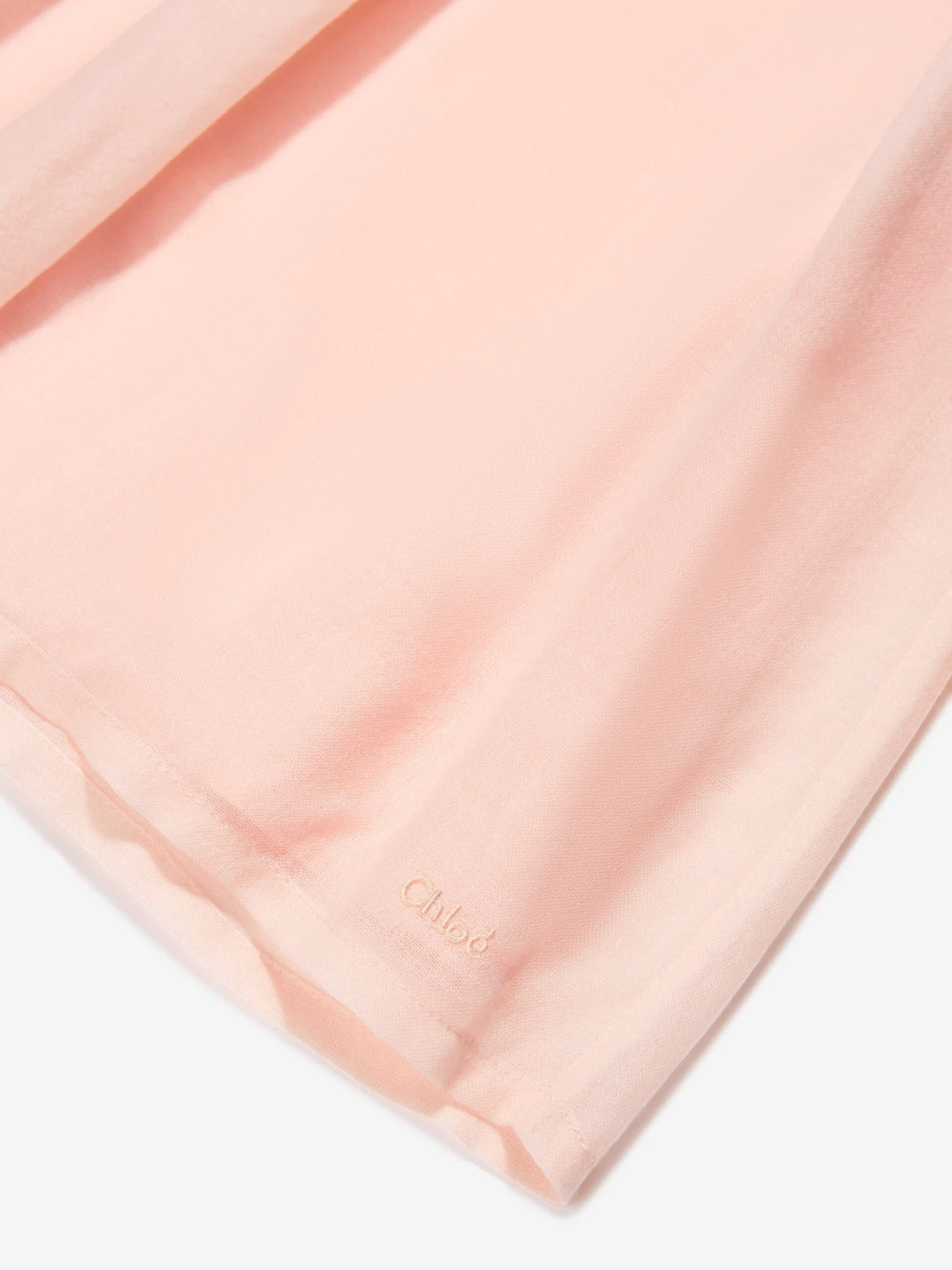 Chloé Girls Smocked Ceremony Dress In Pink 6 Chloé Girls Smocked Ceremony Dress In Pink - Image 4