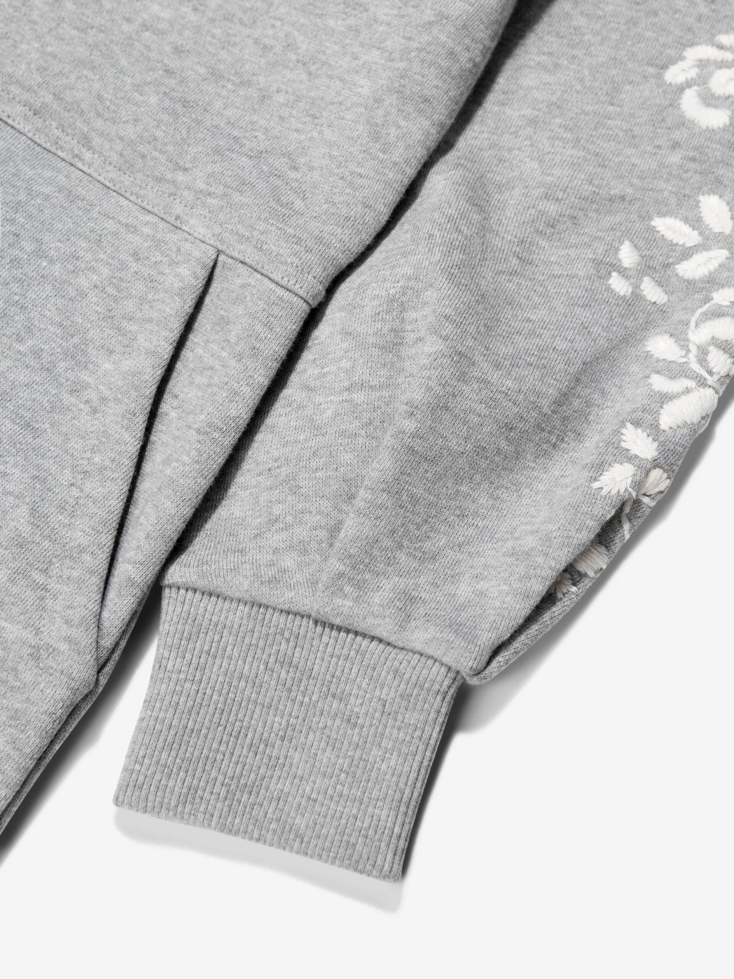 Chloé Girls Hooded Sweater Dress In Grey 7 Chloé Girls Hooded Sweater Dress In Grey - Image 5