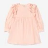 Chloé Girls Organic Cotton Embroidered Dress 1 Chloé Girls Organic Cotton Embroidered Dress -Monna Clothing Shop CHLOE M68678 1
