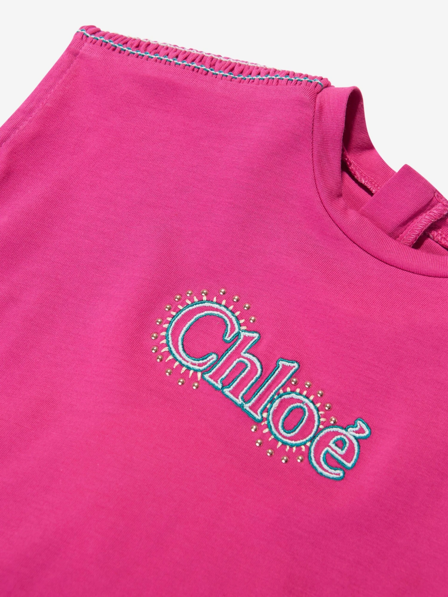 Chloé Baby Girls T-Shirt Dress In Pink 5 Chloé Baby Girls T-Shirt Dress In Pink - Image 3