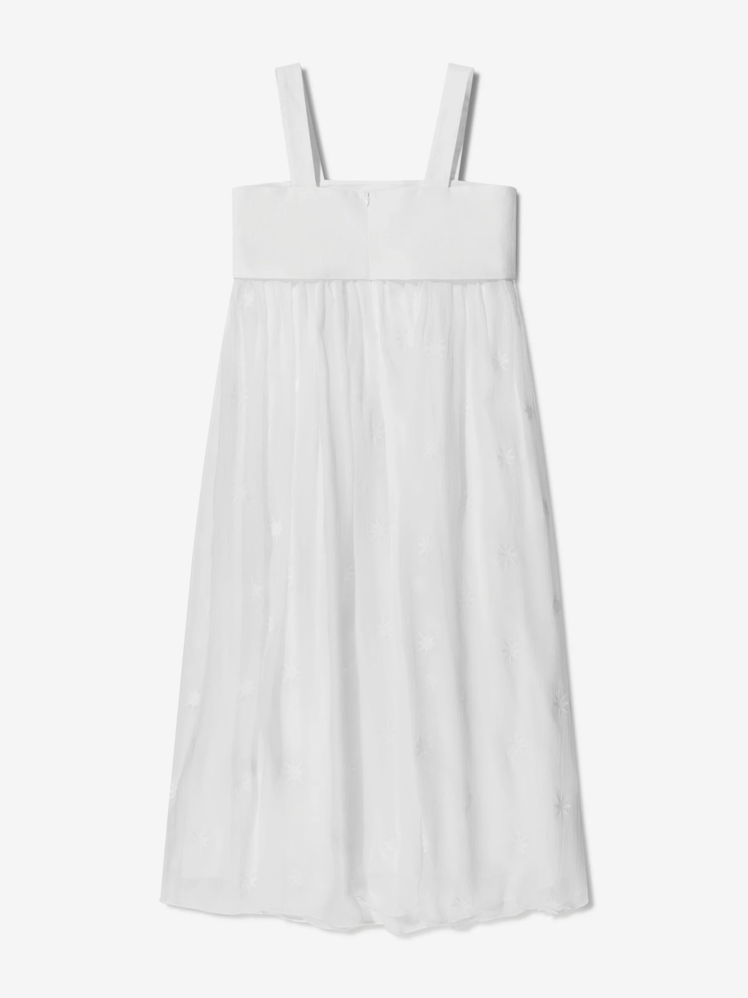 Chloé Girls Silk Ceremony Dress In Ivory 5 Chloé Girls Silk Ceremony Dress In Ivory - Image 3