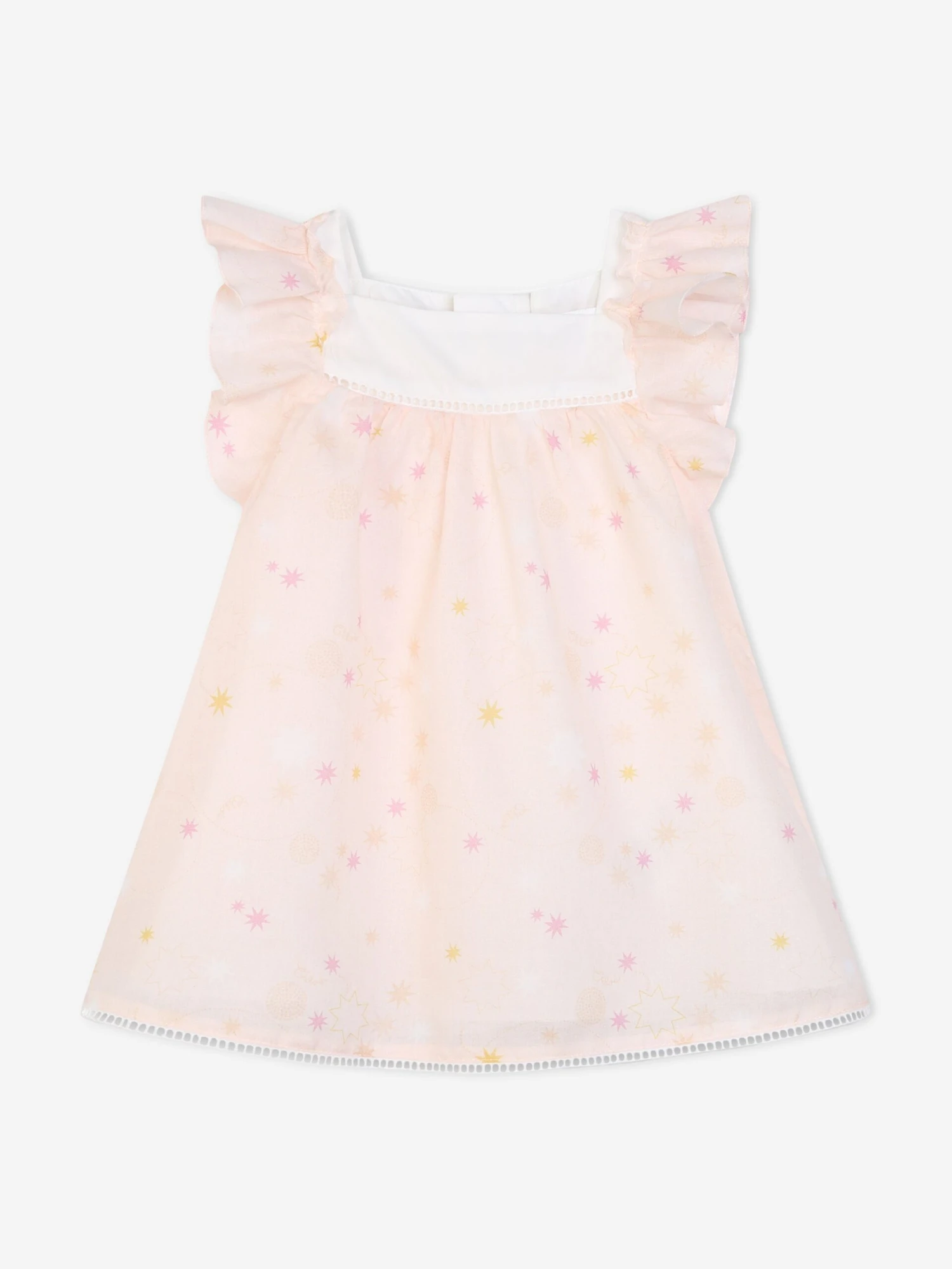 Chloé Baby Girls Dress And Soft Toy Gift Set In Pink 5 Chloé Baby Girls Dress And Soft Toy Gift Set In Pink - Image 3