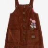 Girls Corduroy Dress In Brown -Monna Clothing Shop DAGA3147 M0650 1