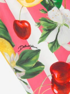 Girls Lemon Print Sleeveless Dress In Multicolour 9 Girls Lemon Print Sleeveless Dress In Multicolour -Monna Clothing Shop DAGS4137 MULTICOLOURED 4