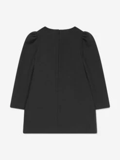 Girls Metal Logo Dress In Black 9 Girls Metal Logo Dress In Black -Monna Clothing Shop DAGS4145 BLACK 2
