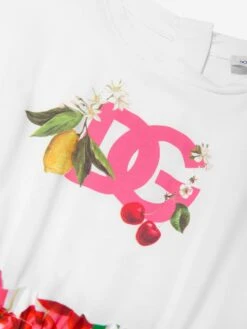 Girls Fruit Print T-Shirt Dress In Multicolour -Monna Clothing Shop DAGS4159 MULTICOLOURED 3