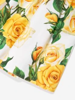 Girls Rose Print Dress In Multicolour -Monna Clothing Shop DAGS4160 MULTICOLOURED 4