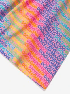 Girls Logomania Dress In Multicolour -Monna Clothing Shop DAGS4162 MULTICOLOURED 4