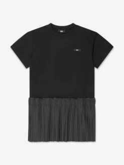 DKNY Girls Milano Dress In Black