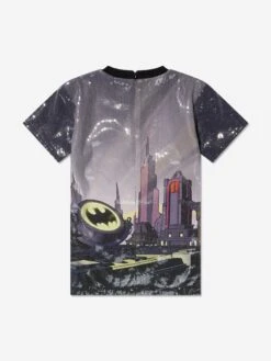 DKNY Girls Batman Sequin Dress In Multicolour -Monna Clothing Shop DKNA3061 Z40 2