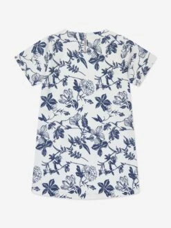 DL1961 Girls Floral Kiki Dress In White -Monna Clothing Shop DL1A3026 FLEUR 2