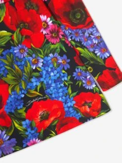 Girls Floral Print Long Sleeve Dress 9 Girls Floral Print Long Sleeve Dress -Monna Clothing Shop DOLCEANDGABBANA C03124 4