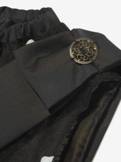 ELIE SAAB Girls Sleeveless Flower Dress With Bows 8 ELIE SAAB Girls Sleeveless Flower Dress With Bows -Monna Clothing Shop ELIS2010 930BC 3