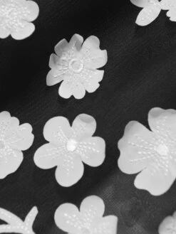 ELIE SAAB Girls Sleeveless Flower Dress With Bows 9 ELIE SAAB Girls Sleeveless Flower Dress With Bows -Monna Clothing Shop ELIS2010 930BC 4