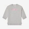Girls Logo Sweater Dress In Grey -Monna Clothing Shop EMIA3006 900FU 1