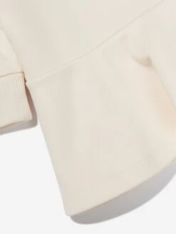 Girls Logo Jersey Dress In Ivory -Monna Clothing Shop EMIA3029 186 4