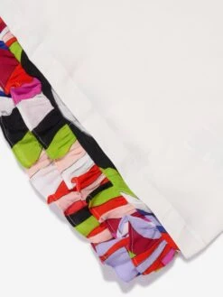 Girls Logo T-Shirt Dress In Ivory 9 Girls Logo T-Shirt Dress In Ivory -Monna Clothing Shop EMIA3034 101 4